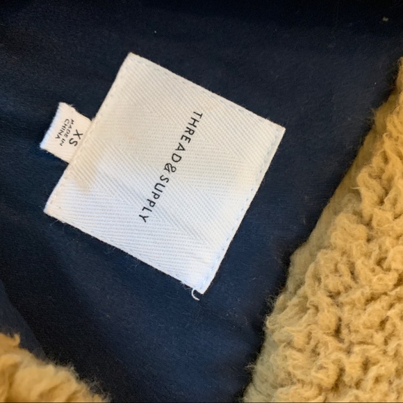 Thread & Supply 1/4 zip Sherpa pullover - Picture 6 of 6